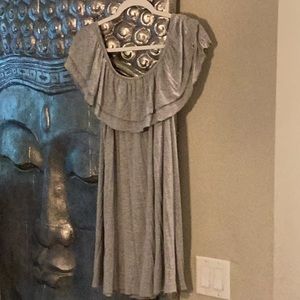 Off shoulder dress. Kim & Cami. Nwot. Rayon spandex. Soft and flowing.
